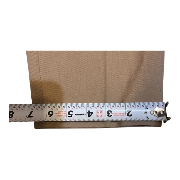 Babaton wool pleated neutral tapered pant. Sz 8 - Picture 9 of 16